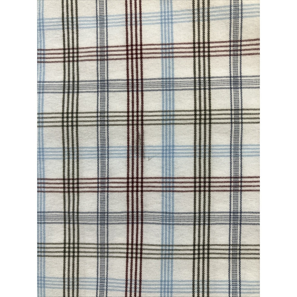 Peter Millar Summer Comfort Shirt L Blue Red Tattersall Check Plaid Button Down - Picture 10 of 16